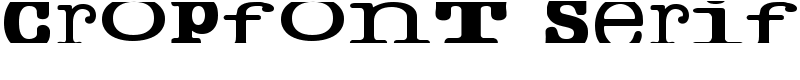 Cropfont Serif