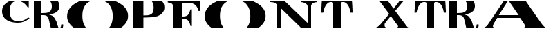 CropFont Xtra
