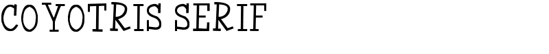 Coyotris Serif