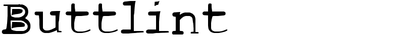 Buttlint