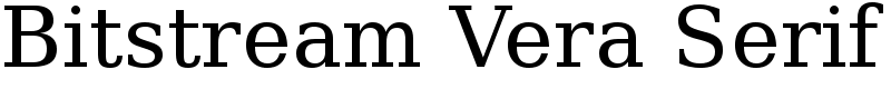 Bitstream Vera Serif