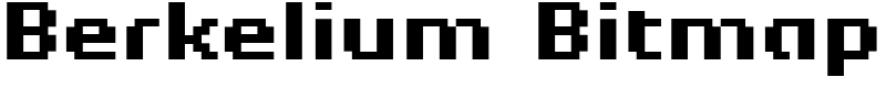 Berkelium Bitmap