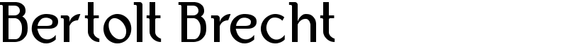 Bertolt Brecht
