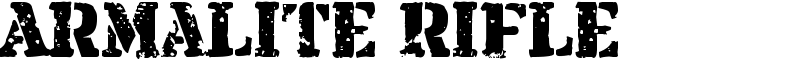 Armalite Rifle