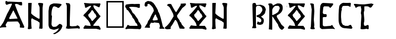 Anglo-Saxon Project