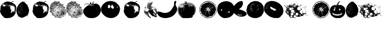 An Apple A Day Fruit Font