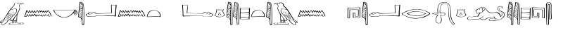 Ancient Egyptian Hieroglyphs