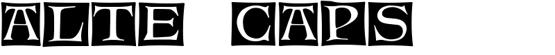 Alte Caps