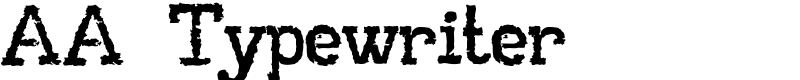 AA Typewriter