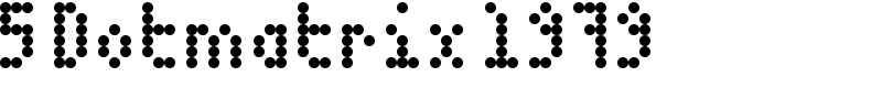 5 Dotmatrix 1979