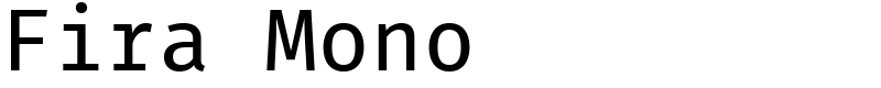 Fira Mono