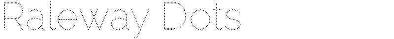Raleway Dots