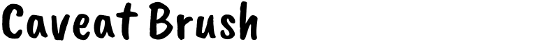 Caveat Brush