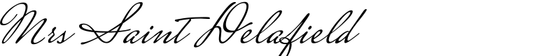 Mrs Saint Delafield