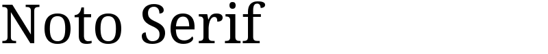 Noto Serif