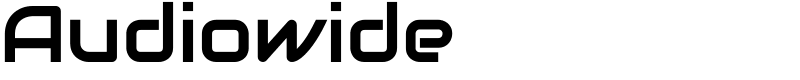 Audiowide
