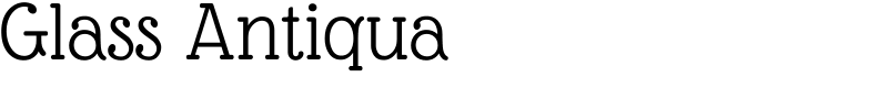 Glass Antiqua