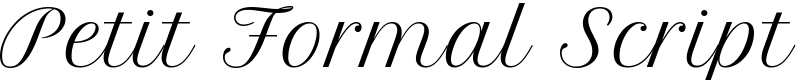 Petit Formal Script