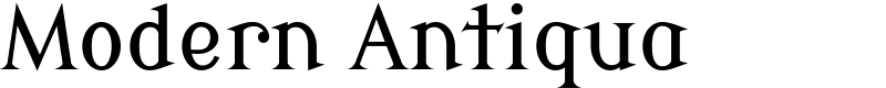 Modern Antiqua
