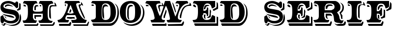 Shadowed Serif
