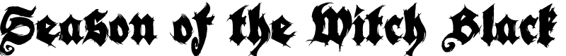 Season of the Witch Black
