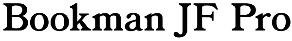 Bookman JF Pro