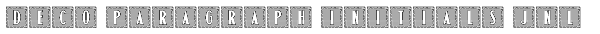 Deco Paragraph Initials JNL