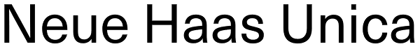 Neue Haas Unica