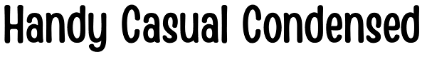 Handy Casual Condensed
