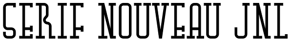 Serif Nouveau JNL