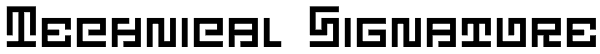 Technical Signature
