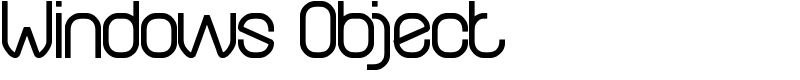 Windows Object