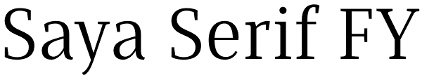 Saya Serif FY