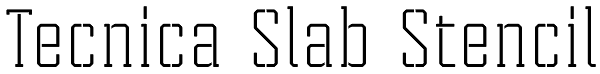 Tecnica Slab Stencil