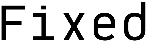 Fixed