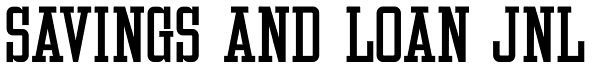 Savings And Loan JNL