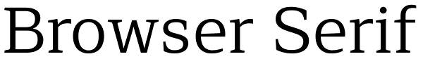 Browser Serif