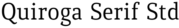 Quiroga Serif Std