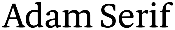 Adam Serif