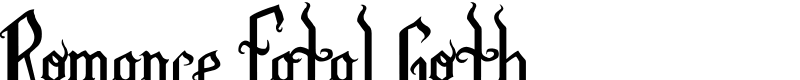 Romance Fatal Goth