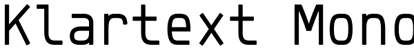 Klartext Mono