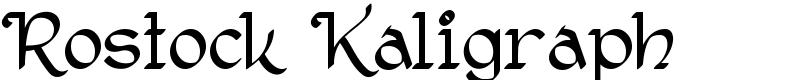 Rostock Kaligraph