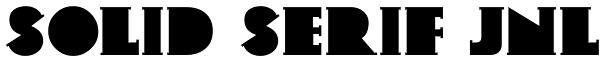 Solid Serif JNL