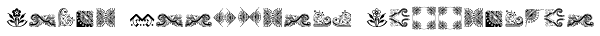 Bruce Ornaments Collection Font