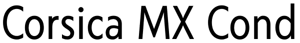 Corsica MX Cond Font