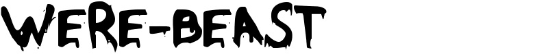 Were-Beast Font