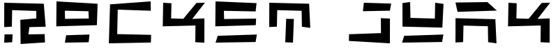 Rocket Junk Font
