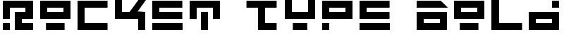 Rocket Type Bold Font