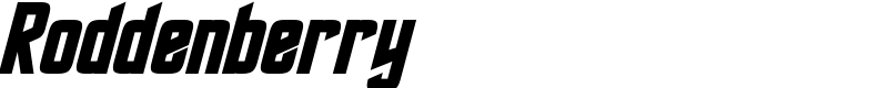 Roddenberry Font