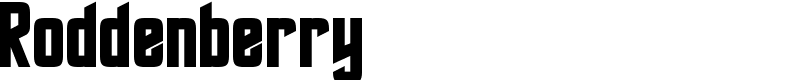 Roddenberry Font